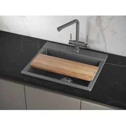 Мойка Granula ES-5804, 580x500 мм, кварц, 1 чаша, SKU 37123