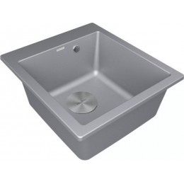 Мойка Paulmark Kante 45 PM104651-GRM, гранит, 465x510 мм, SKU 23724