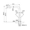 Смеситель Franke Atlas Clear Water из нержавеющей стали (120.0179.978) - Купить по выгодной цене в интернет-магазине