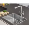 Смеситель Franke Atlas Clear Water из нержавеющей стали (120.0179.978) - Купить по выгодной цене в интернет-магазине