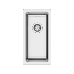 Мойка Longran Techno TEB180.400 -G-10P, нержавеющая сталь, под столешницу, 220x440 мм, 1 мм. SKU 16828.