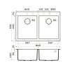 Мойка Omoikiri Bosen 80-2-WH Tetogranit/белый (4993839)