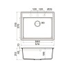 Мойка Omoikiri Daisen 57-PA Artgranit/пастила (4997577)