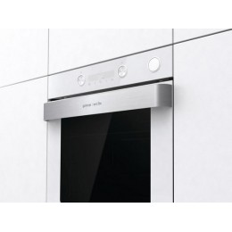 Духовой шкаф Gorenje BSA6737ORAW 60 см, белый, 77 л, пар, A, 300°C, сенсорный таймер, AquaClean, 27431