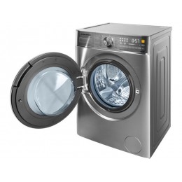 Стирально-сушильная машина MAUNFELD MFWD14106S04, 10 кг, 6 кг, 1400 об/мин, инверторный мотор, нержавеющая сталь, SKU 33533.