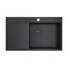 Мойка Omoikiri Akisame 86-R Side-GB нерж. сталь/графит (4997044)