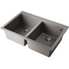 Мойка Omoikiri Bosen 80-2-GR из Тетогранита в цвете Ленинградский Серый - 4993569