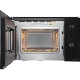 СВЧ-печь Midea MI982517GBI 60 см, черное стекло, 25 л, 900 Вт, 14 программ, таймер, защита детей, SKU 31636