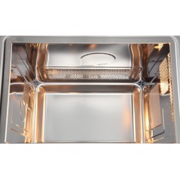 СВЧ-печь Midea MI982517GBI 60 см, черное стекло, 25 л, 900 Вт, 14 программ, таймер, защита детей, SKU 31636