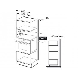 СВЧ-печь Midea MI982517GBI 60 см, черное стекло, 25 л, 900 Вт, 14 программ, таймер, защита детей, SKU 31636