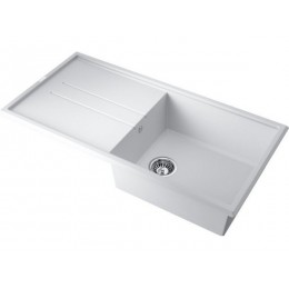 Мойка 35036 Omoikiri Tedori 100-WH Tetogranit, 1000x510 мм, врезная, с крылом