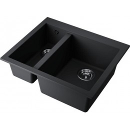 Мойка Omoikiri Bosen 59-2-BL Tetogranit/черный (4993149)