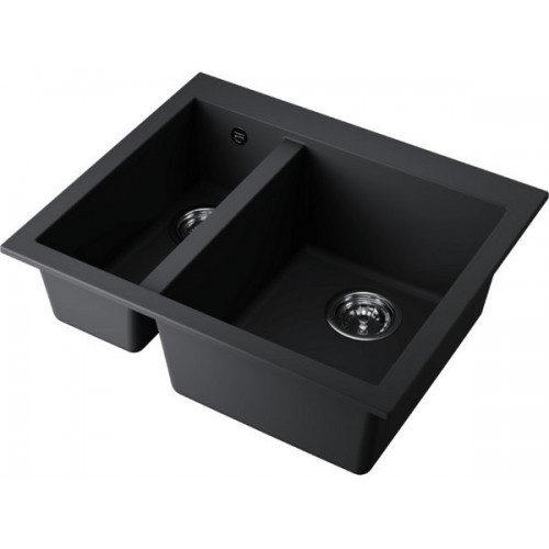 Мойка Omoikiri Bosen 59-2-BL Tetogranit/черный (4993149)