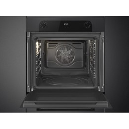 Духовой шкаф SMEG SF6200TB, 60 см, черный, 70 л, 8 функций, гриль, A класс, 3000 Вт, SKU 35637