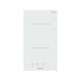 Варочная панель MEFERI MIH302WH COMFORT 29 см, индукционная, белая, 2 конфорки, 3500 Вт, SKU 29541