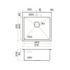 Мойка Omoikiri Akisame 51-LG нерж. сталь/светлое золото (4973439)