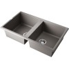 Мойка Omoikiri Tedori 86-2-GR из Тетогранита в цвете Ленинградский Серый (4993572)