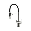 Смеситель Paulmark Gravity GR213888-BS из брашированной стали - стиль и надежность для вашей кухни