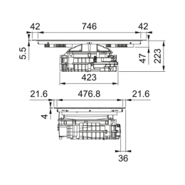 Варочная панель Franke FMA 8352 R HI (340.0731.877) индукционная с вытяжкой
