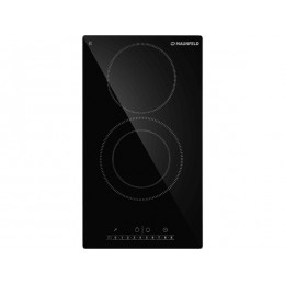 Варочная панель MAUNFELD AVCE3025SDBK 2-конфорочная, черная, стеклокерамика, 2900 Вт, SKU 35653