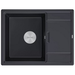 Мойка Paulmark Flugen 50-650 PM216550-BLM, черный, гранит, 650x500x200 мм, SKU 23754
