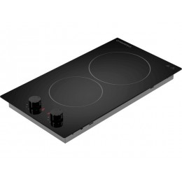 Варочная панель MAUNFELD CVCE292MBK2 29 см, черная, 2 конфорки, 3000 Вт, SKU 34554