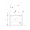 Мойка Ukinox Практика PRB500.450-GT10C 0CW 01 с выпуском - Качественные решения для вашей кухни
