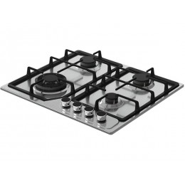 Варочная панель Kuppersberg FS 60 X газовая 58 см, 4 конфорки, нержавеющая сталь, SKU 36157