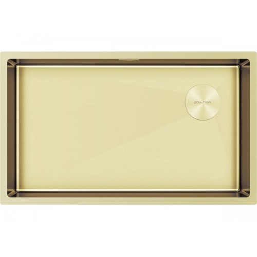 Мойка Paulmark Next-skew 74 uni PM887444-LG в светлом золоте - идеальный выбор для вашей кухни