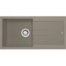 Мойка Longran Amanda AMG990.500 - 54 Truffle, врезная, гранит, 990x500 мм, SKU 28759.