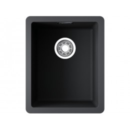 Мойка Omoikiri Kata 34-U-BL 34661 Artgranit, подстольная, 340x420 мм, черный