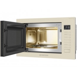 СВЧ-печь MEFERI MMO6025BG 60 см, бежевый, 25 л, 1450 Вт, 8 режимов, SKU 29366