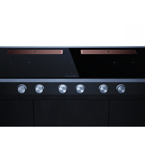 Варочная панель Kuppersbusch KMI 12850.0 SR-E Copper: индукционная модель с встроенной вытяжкой