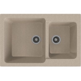 Мойка Gamma Stone GS-13 1,5 чаши мрамор 775x505 мм SKU 25970