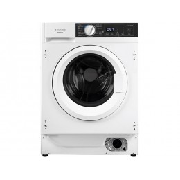 Стирально-сушильная машина MAUNFELD MBWM1486STWH 60 см, 8 кг стирка, 6 кг сушка, белая, электронное управление, 1400 об/мин, 16 режимов, SKU 35671.