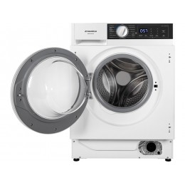 Стирально-сушильная машина MAUNFELD MBWM1486STWH 60 см, 8 кг стирка, 6 кг сушка, белая, электронное управление, 1400 об/мин, 16 режимов, SKU 35671.