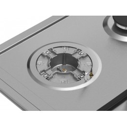 Варочная панель MEFERI MGH604IX LIGHT газовая 58 см, нержавеющая сталь, 4 конфорки, SKU 29473