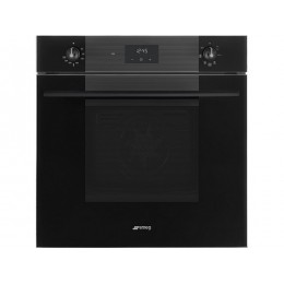 Духовой шкаф SMEG SF6100VB3RU, 60 см, черное стекло, 70 л, 6 функций, таймер, LED-дисплей, SKU 34176
