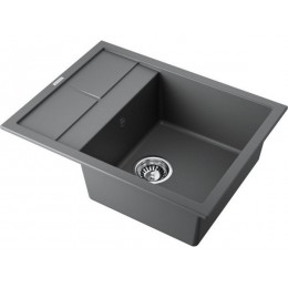 Мойка 35076 Tetogranit 650x500 мм с крылом, оборачиваемое