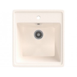Мойка Gamma Stone GS-10, 25977, мрамор, 60 см, 1 чаша, 468x505 мм