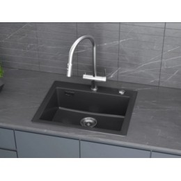 Мойка Kuchenstern TOPKERAM 60, керамика KeraPlus, 615x510 мм, SKU 30779