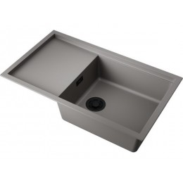 Мойка 34281 Omoikiri Sintesi 86-GR Artceramic, 860x500 мм, с крылом, серый
