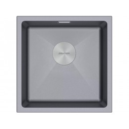 Мойка Paulmark Lumi 45uni LU45-GRM, гранит, 455x460 мм, универсальный монтаж, 25682