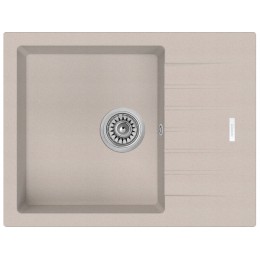 Мойка Longran Classic CLS650.500 - 58 Sabbia, SKU 27582, гранит, прямая, 1 чаша, 650x500 мм.