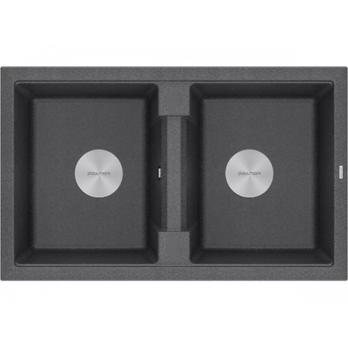 Мойка Paulmark Tandem 80/2 PM238150-DG в графитовом цвете – идеальное решение для вашей кухни