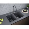 Мойка Paulmark Tandem 80/2 PM238150-DG в графитовом цвете – идеальное решение для вашей кухни