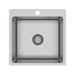 Мойка Ukinox 25587, 500x450 мм, нержавеющая сталь, 1 чаша, прямоугольная, глубина 200 мм.