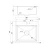 Мойка Ukinox Практика PRB500.450 -GT10C 0CW с выпуском - Качественная сантехника для вашей кухни