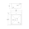 Мойка Ukinox Практика PRB450.500-GT10C 0CW & S с выпуском - Качественные кухонные мойки для вашего дома