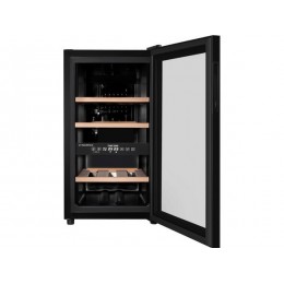 Винный шкаф MAUNFELD MFWC-50D16, 50 л, черный, 16 бутылок, сенсорное управление, 33388